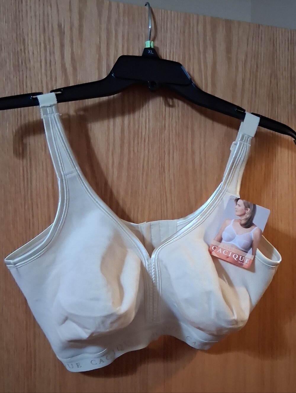 Cacique by Lane Bryant Plus Size Cotton Lightly Lined No-Wire Bra  40DDD Beige
